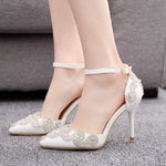 Scarpe da donna con tacco a spillo e strass, 34, 35, 36, 37, 38, 39, 40, 41, 42