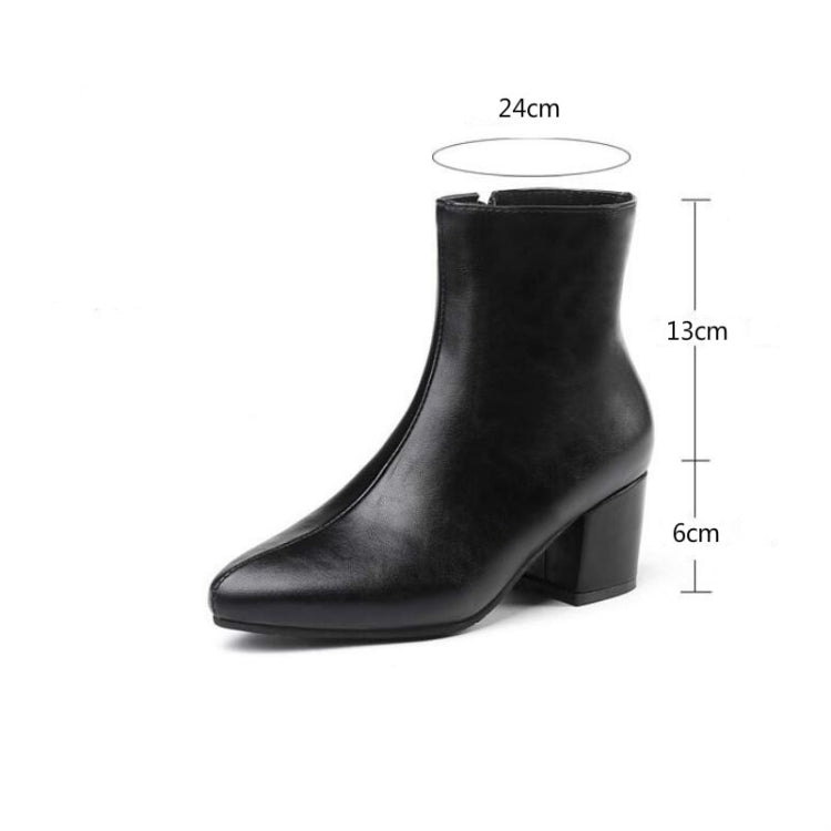 Stivali da donna bassi a punta con tacco quadrato glitter autunno inverno, 40, 41, 42, 43, 44, 45