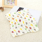 Sciarpa quadrata piccola in seersucker medico con asciugamano per saliva in garza di cotone a 6 strati da 2 pezzi