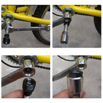 Kit di rimozione guarnitura per rimozione pedivella per strumento movimento centrale bicicletta, Bottom Bracket Tool