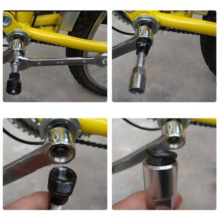 Kit di rimozione guarnitura per rimozione pedivella per strumento movimento centrale bicicletta, Bottom Bracket Tool
