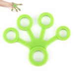 Dispositivo per l'allenamento delle dita in silicone Anello di trazione a forma di ventaglio, Fan-shaped Light Green, Fan-shaped Grass Green, Fan-shaped Dark Green, Fan-shaped Light Gray, Fan-shaped Dark Gray, Fan-shaped Black