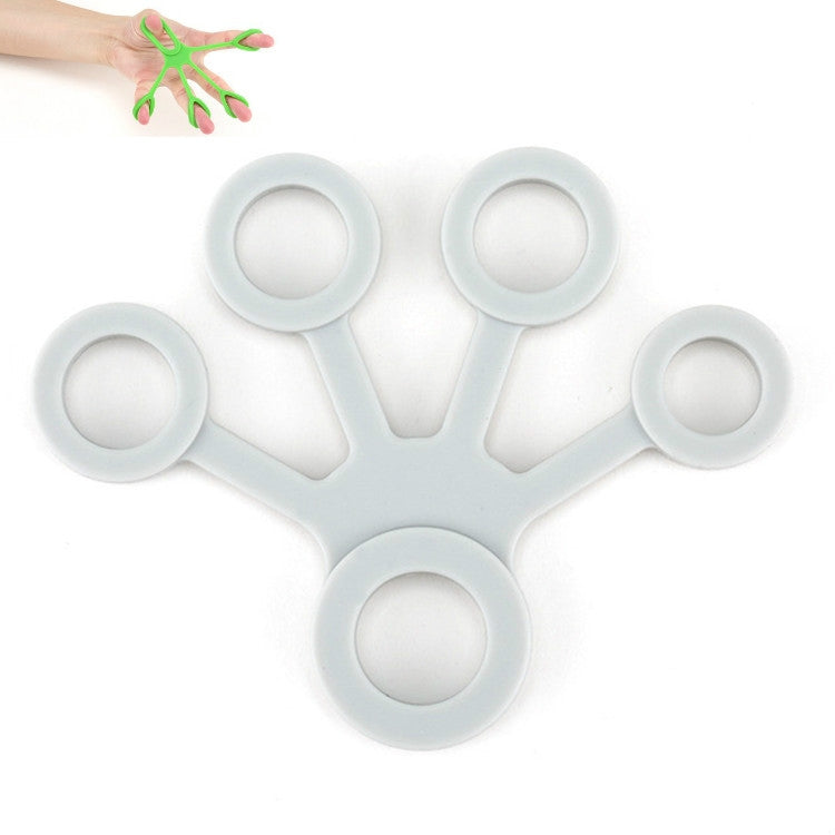 Dispositivo per l'allenamento delle dita in silicone Anello di trazione a forma di ventaglio, Fan-shaped Light Green, Fan-shaped Grass Green, Fan-shaped Dark Green, Fan-shaped Light Gray, Fan-shaped Dark Gray, Fan-shaped Black
