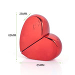 Flacone di profumo spray a forma di cuore