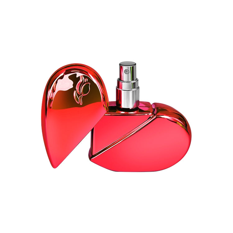 Flacone di profumo spray a forma di cuore