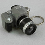 Portachiavi per bambini Mini SLR modello stile portachiavi con suono e luce LED
