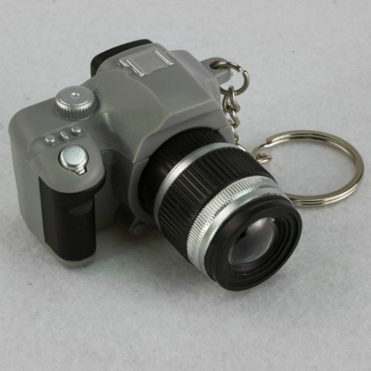 Portachiavi per bambini Mini SLR modello stile portachiavi con suono e luce LED