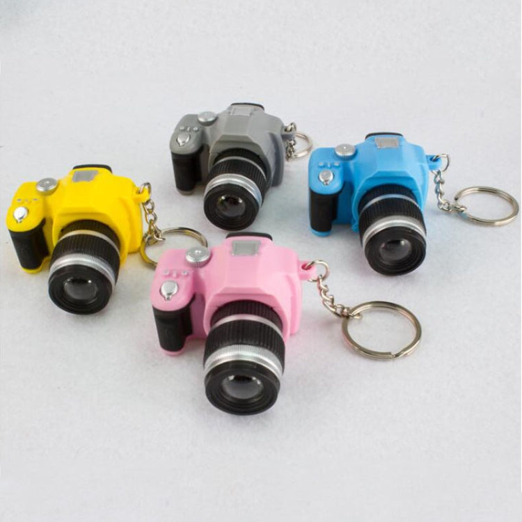 Portachiavi per bambini Mini SLR modello stile portachiavi con suono e luce LED