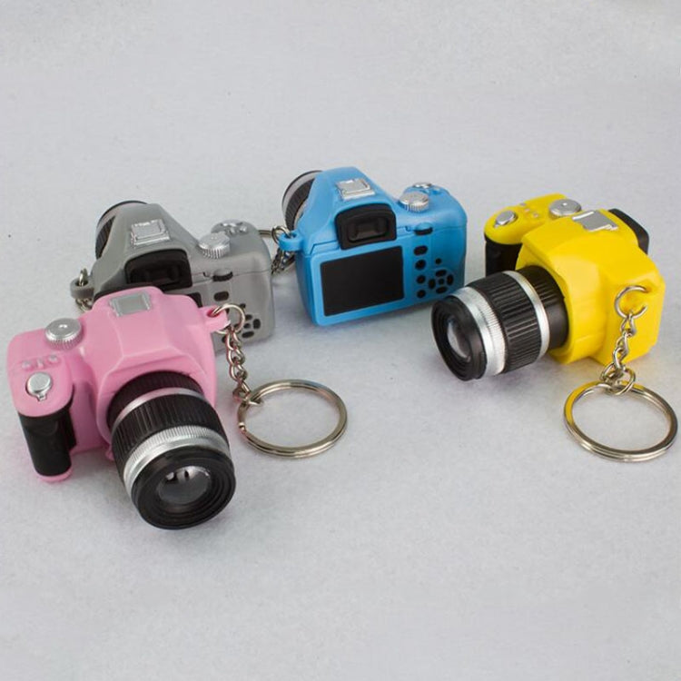 Portachiavi per bambini Mini SLR modello stile portachiavi con suono e luce LED