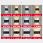 Lampada da parete solare Faretti a doppia testa impermeabili su e giù per esterni, 2LED NiMH, 4LED NiMH, 6LED NiMH, 8LED NiMH, 10LED NiMH, 12LED Lithium, 16LED Lithium