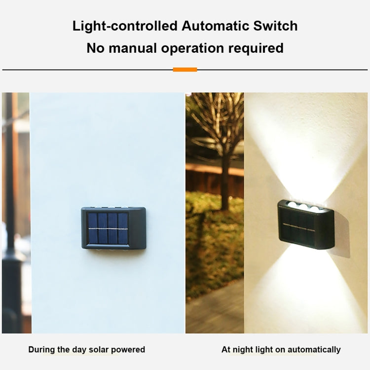 Lampada da parete solare Faretti a doppia testa impermeabili su e giù per esterni, 2LED NiMH, 4LED NiMH, 6LED NiMH, 8LED NiMH, 10LED NiMH, 12LED Lithium, 16LED Lithium