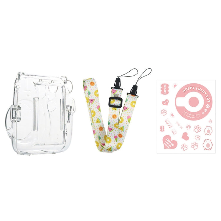 Per Fujifilm Instax Mini 11 5set custodia + tracolla + adesivo 3 in 1 set, 3 In 1 Set(Set 1), 3 In 1 Set(Set 2), 3 In 1 Set(Set 3), 3 In 1 Set(Set 4), 3 In 1 Set(Set 5), 3 In 1 Set(Set 6), 3 In 1 Set(Set 7), 3 In 1 Set(Set 8)