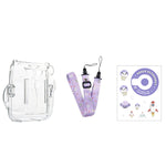 Per Fujifilm Instax Mini 11 5set custodia + tracolla + adesivo 3 in 1 set, 3 In 1 Set(Set 1), 3 In 1 Set(Set 2), 3 In 1 Set(Set 3), 3 In 1 Set(Set 4), 3 In 1 Set(Set 5), 3 In 1 Set(Set 6), 3 In 1 Set(Set 7), 3 In 1 Set(Set 8)
