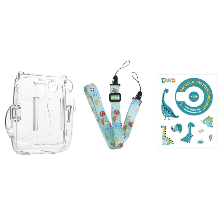 Per Fujifilm Instax Mini 11 5set custodia + tracolla + adesivo 3 in 1 set, 3 In 1 Set(Set 1), 3 In 1 Set(Set 2), 3 In 1 Set(Set 3), 3 In 1 Set(Set 4), 3 In 1 Set(Set 5), 3 In 1 Set(Set 6), 3 In 1 Set(Set 7), 3 In 1 Set(Set 8)