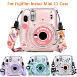 Per Fujifilm Instax Mini 11 5set custodia + tracolla + adesivo 3 in 1 set, 3 In 1 Set(Set 1), 3 In 1 Set(Set 2), 3 In 1 Set(Set 3), 3 In 1 Set(Set 4), 3 In 1 Set(Set 5), 3 In 1 Set(Set 6), 3 In 1 Set(Set 7), 3 In 1 Set(Set 8)