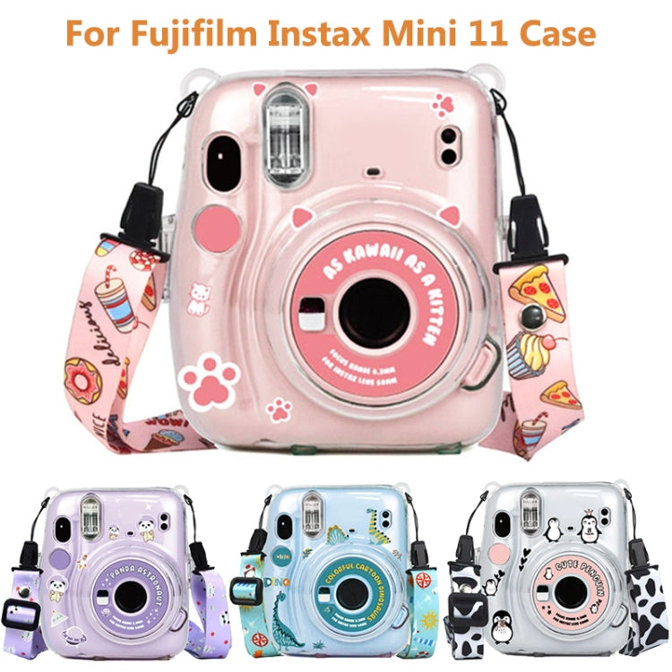 Per Fujifilm Instax Mini 11 5set custodia + tracolla + adesivo 3 in 1 set, 3 In 1 Set(Set 1), 3 In 1 Set(Set 2), 3 In 1 Set(Set 3), 3 In 1 Set(Set 4), 3 In 1 Set(Set 5), 3 In 1 Set(Set 6), 3 In 1 Set(Set 7), 3 In 1 Set(Set 8)