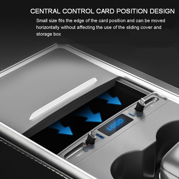 Per Tesla Model 3 / Y 27W Caricatore interno rapido HUB docking station intelligente a 8 pin, PT-DSL-2 8 Pin