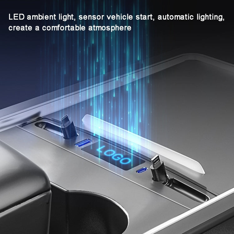 Per Tesla Model 3 / Y 27W Caricatore interno rapido HUB docking station intelligente a 8 pin, PT-DSL-2 8 Pin
