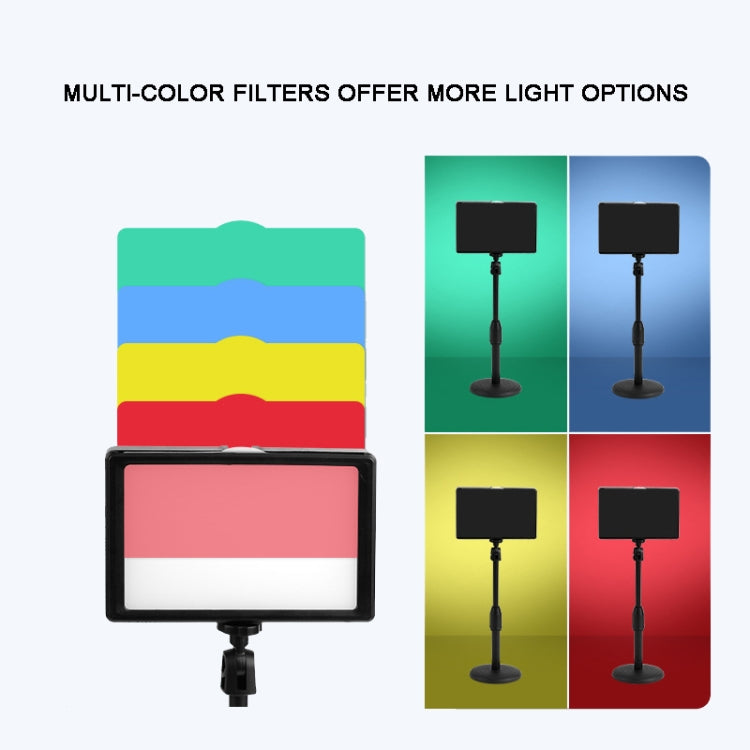 Luce LED a pannello piatto 6 pollici 3200-5500K con staffe