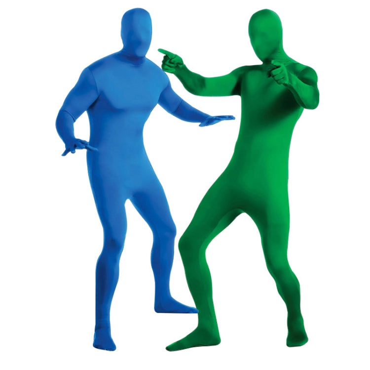 Tuta elastica per foto con schermo verde. Tuta aderente con chiave chroma video, 160cm, 170cm, 180cm