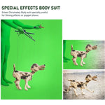 Tuta elastica per foto con schermo verde. Tuta aderente con chiave chroma video, 160cm, 170cm, 180cm
