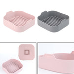 Accessori per padelle in silicone per friggitrice ad aria, Square 20.5 cm, Round 22 cm, Round 19 cm, Round 16 cm