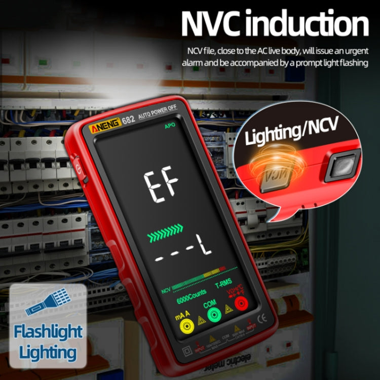 Multimetro digitale ANENG 682 con display VA e funzione NCV