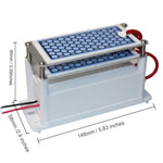 Generatore di ozono in ceramica portatile Purificatore d'aria a due fogli che sterilizza il purificatore di ossigeno attivo, Ceramic Ozone Generator