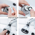 Risparmiatore d'acqua con filtro sprinkler a prova di spruzzi d'acqua pressurizzata da cucina, Pressurized Tap Water Saver