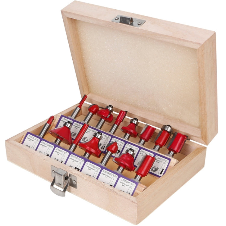 Set di frese per la lavorazione del legno Testa della macchina per rifilatura Fresatrice per legno elettrica Taglierina per macchina per incisione, Red 1/4 Handle 12PCS, Blue 1/4 Handle 12PCS, Red 1/2 Handle 12PCS, Blue 1/2 Handle 12PCS                ...