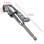 Il trapano ad angolo retto con manico lungo da 105 gradi contiene la punta del cacciavite, Screwdriver Bit