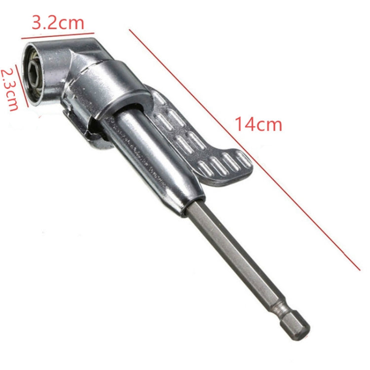Il trapano ad angolo retto con manico lungo da 105 gradi contiene la punta del cacciavite, Screwdriver Bit