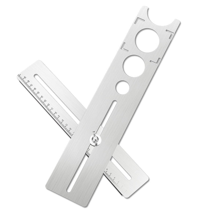Posizionatore foro universale per piastrelle in acciaio 42cm