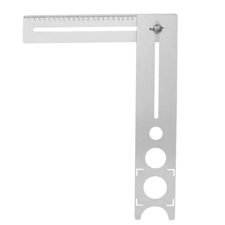 Posizionatore foro universale per piastrelle in acciaio 42cm