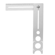 Posizionatore universale del foro per piastrelle Dispositivo multifunzionale per la misurazione della perforazione del marmo Dispositivo di misurazione regolabile per piastrelle per pavimenti a parete, Tile Universal Hole Positioner