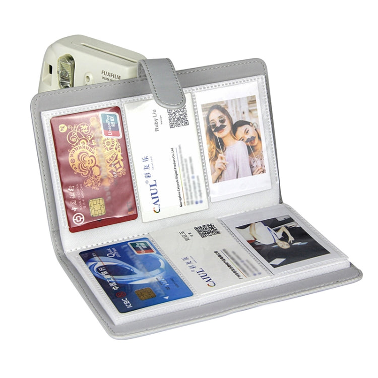 96 foto album porta carte con clip di archiviazione in pelle PU libri