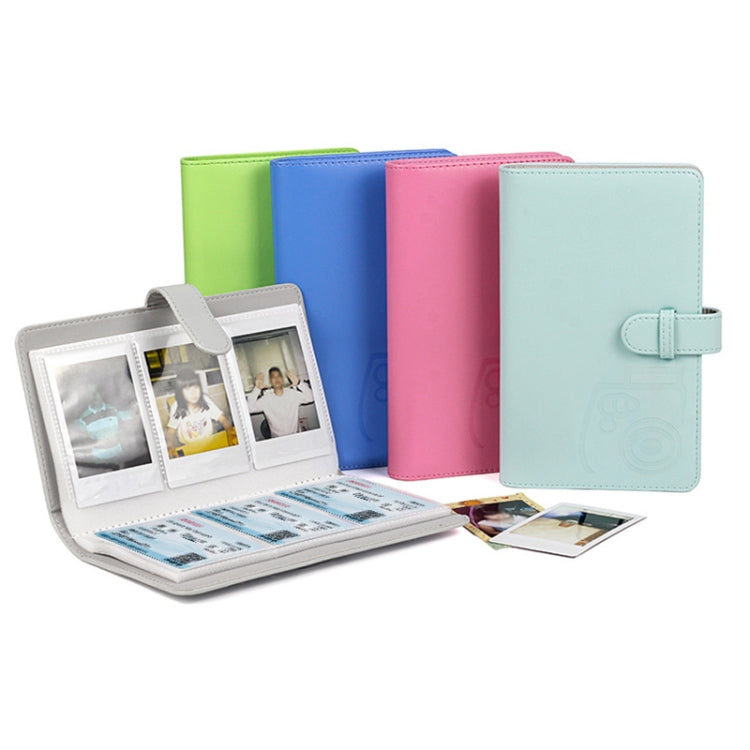 96 foto album porta carte con clip di archiviazione in pelle PU libri
