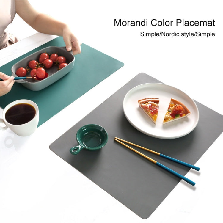 Tovaglietta per isolamento ambientale per stoviglie in silicone per uso alimentare in stile nordico, Green, Orange, Beige, Sky Blue, Dark Gray