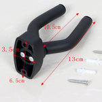 Appendiabiti da parete in metallo con gancio corto per chitarra da 3 pezzi, Metal Hanger