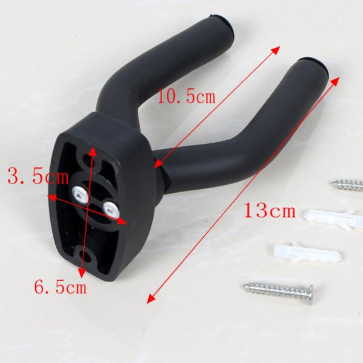 Appendiabiti da parete in metallo con gancio corto per chitarra da 3 pezzi, Metal Hanger