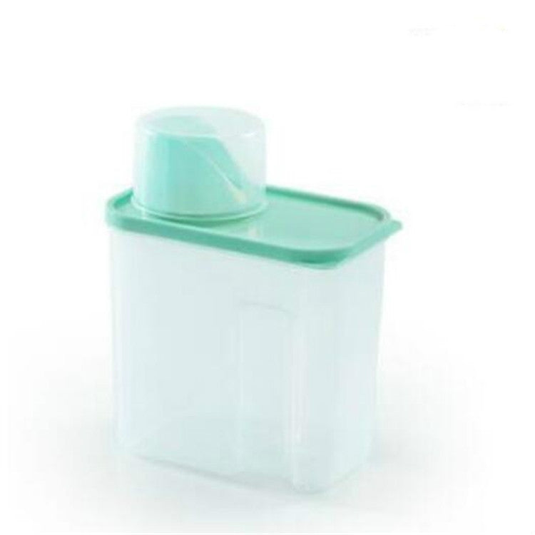 Contenitore portaoggetti in plastica trasparente per detersivo per uso domestico, 2L, 3L