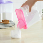 Contenitore portaoggetti in plastica trasparente per detersivo per uso domestico, 2L, 3L