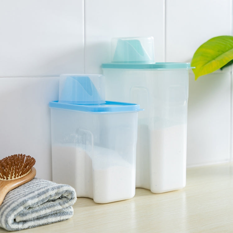 Contenitore portaoggetti in plastica trasparente per detersivo per uso domestico, 2L, 3L