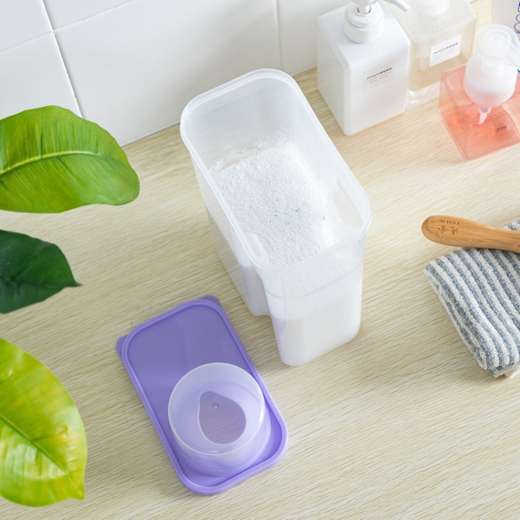 Contenitore portaoggetti in plastica trasparente per detersivo per uso domestico, 2L, 3L