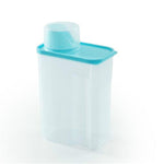 Contenitore portaoggetti in plastica trasparente per detersivo per uso domestico, 2L, 3L