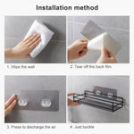 Mensola bagno in ferro battuto porta WC a parete 30cm