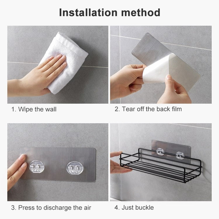 Mensola bagno in ferro battuto porta WC a parete 30cm