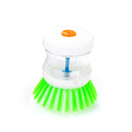 Spazzola per piatti da cucina, 2 pezzi, con dispenser per sapone liquido, Utensils Pot Dish Brush