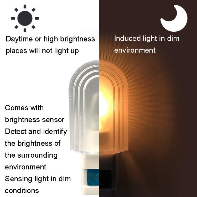 Lampada da comodino per l'allattamento del bambino con luce notturna a LED con sensore intelligente A38, US Plug, EU Plug, UK Plug, AU Plug