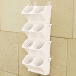 Decorazione interna Pianta da parete Vaso da fiori Soggiorno Balcone Verticale Verde Scatola per piantare Combinazione stereo Vaso sospeso a parete, Dimensioni: 24x14x57 cm, 24x14x57cm(White), 24x14x57cm(Light Green), 24x14x57cm(Dark Green)
